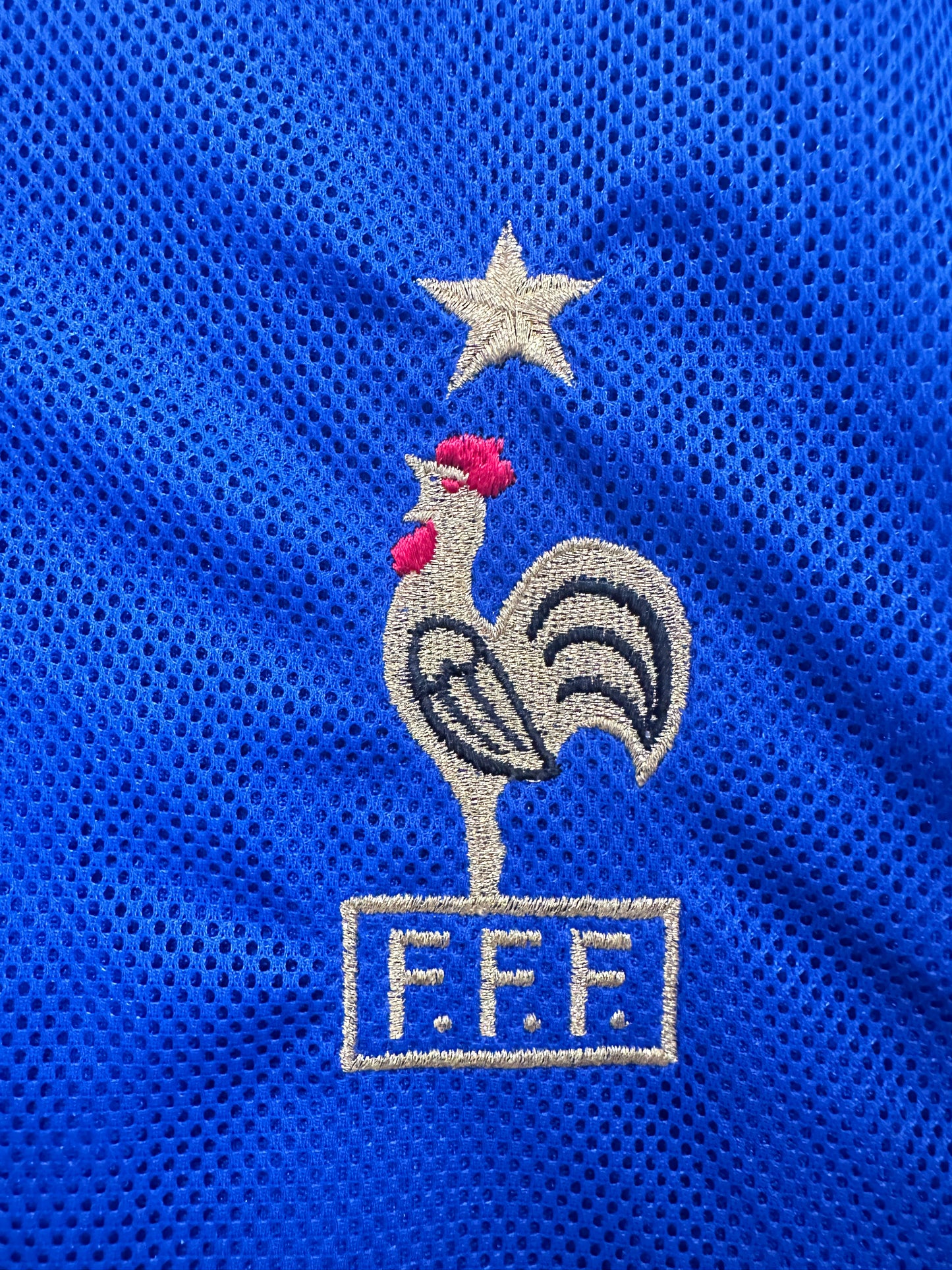 Zidane #10 France 2002 Home Soccer Jersey (L)