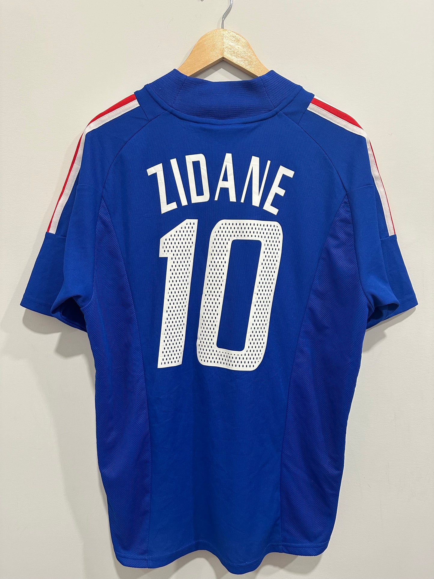 Zidane #10 France 2002 Home Soccer Jersey (L)