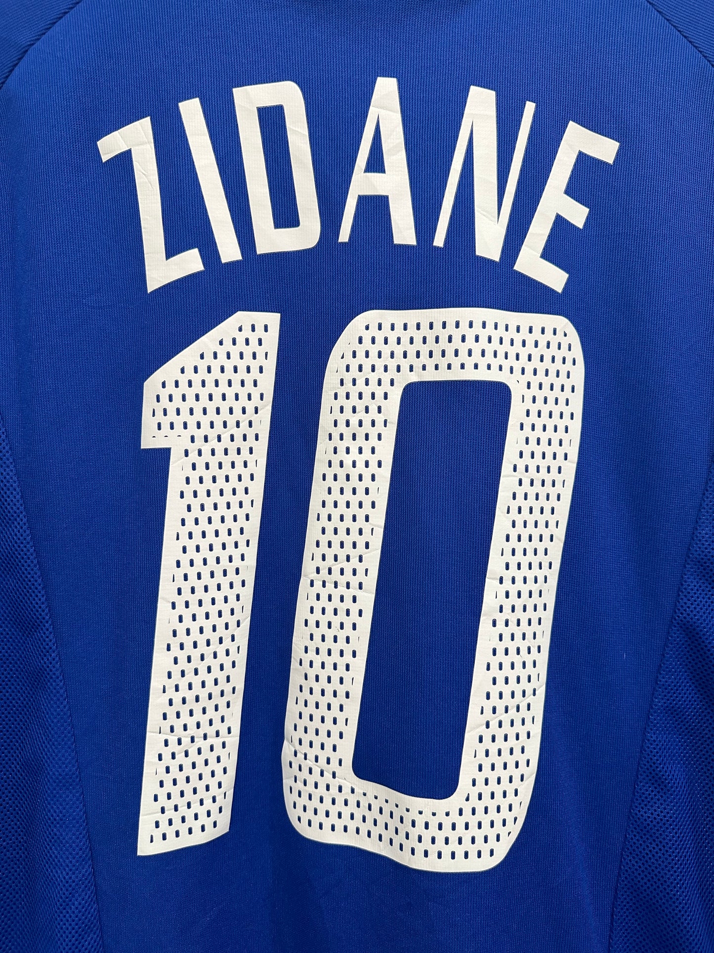 Zidane #10 France 2002 Home Soccer Jersey (L)